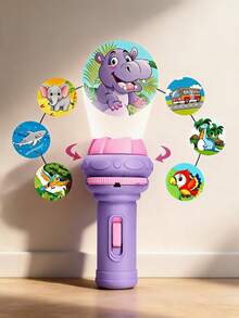POKOJA LAND 1 Set Of Children's Projection Toy Flashlight Set Educational Luminous Toy Set - Multicolor - View 1