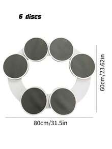 4-Plate And 6-Plate, 360 Degree Rotating Dining Table Turntable - Adjustable And Expandable, Suitable For Rectangular Dining Tables, Suitable For Kitchen And Dining Use, Easy To Assemble, Black And White - Multicolor - View 6