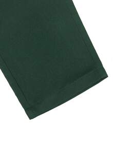 Calvornis Men's Casual/Business Solid Color Slant Pocket Formal Suit Pants, Ceremony - Dark Green - View 7