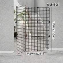 Pet Gate Fence, Small Cat Isolation Door, Dog Barrier, Indoor Dog Fence, Stair Railing, Balcony Guardrail - Multicolor - View 16