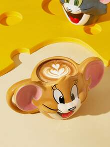 TOM & JERRY X SHEIN 1 Cốc sứ hình hoạt hình 13.53oz/400ml, chịu nhiệt và lạnh, có thể dùng trong lò vi sóng và máy rửa chén, thích hợp đựng nước, sữa, nước ép, cà phê, rượu vang. - Cà phê nâu - Xem 2