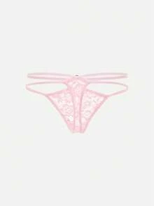 Bộ 5 quần lót bikini cạp thấp phong cách Pháp dễ thương và lãng mạn dành cho nữ - Nhiều màu - Xem 5