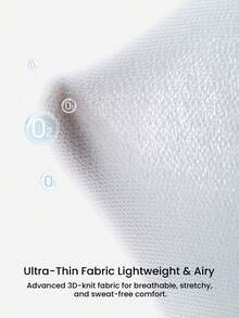 LUVLETTE Dream Curve Air 无钢圈全罩杯无缝侧支撑休闲文胸无痕透气T恤轻薄内衣运动紧身基础款蓝色隐形尺码自由文胸 - 淺藍色 - 查看 2