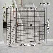 Pet Gate Fence, Small Cat Isolation Door, Dog Barrier, Indoor Dog Fence, Stair Railing, Balcony Guardrail - Multicolor - View 15