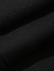 DAZY Mono de verano para mujer con detalle de anillo circular en el cuello halter - Negro - Ver 6