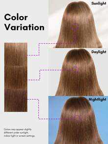 Glueless Bob Wig Human Hair Wigs With Bangs Human Hair Lace Wigs For Women #4 Brown All Ready Wig Pre Bleached Pre Plucked Pre-Cut Lace Melting 4x4 Lace Closure Glueless Wig With Front Hair 100% Human Hair 9AM HAIR - S4 - View 14