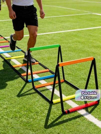 1pc Colorful Multi-Functional Agility Coordination Ladder, Suitable For Basketball, Football, Fitness Training, Non-Electric