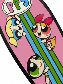 THE POWERPUFF GIRLS X SHEIN 1 Piece Special-Shaped LOGO Decorative Carpet - 1PC - View 4