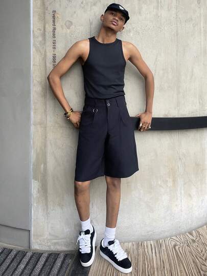 Ngobest Haus Ngobest Haus Men's Casual Loose Fit Shorts, Business Business Office Shorts, Gift For A Boyfriend Or Husband