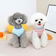 PETSIN Ropa de primavera para mascotas, suministros para animales, ropa para perros, camiseta de tirantes para perros, camiseta para gatos, atuendos para peluches, ropa casual y fresca para pequeños animales, camiseta de tirantes para perros, ropa para gatos, nueva camiseta de tirantes para la temporada de primavera y verano - Multicolor - Ver 10