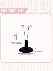 1/3 piezas para muñecas de 4 a 8 pulgadas, base antideslizante ajustable en altura que mantiene a la muñeca de pie, soporte de exhibición para coleccionistas y decoración del hogar con opción de zapatos, soporte popular para muñecas, muñeca no incluida - Multicolor - Ver 9