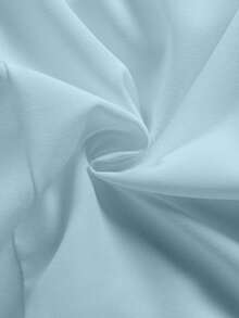 EMERY ROSE Women's Solid Color Button-Down Long Sleeve Casual Shirt - Baby Blue - View 4