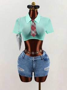 Mistrie Women T-Shirts - Blue - View 1