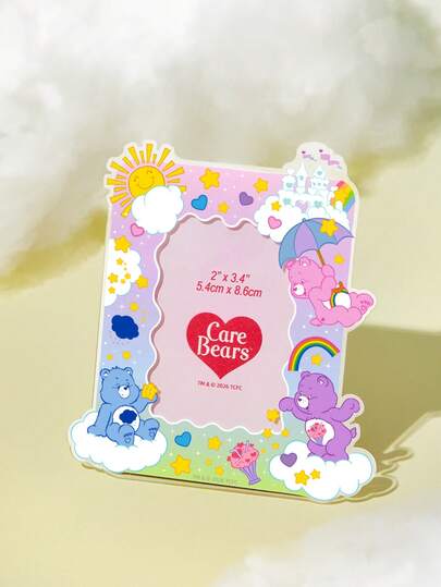 SHEIN X Care Bears 彩虹熊相框支架、冰箱贴纸相框支架、亚克力相框、照片展示架、礼品、礼品创意