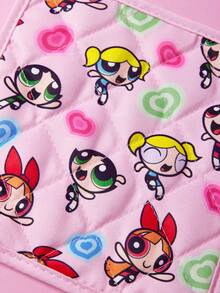 THE POWERPUFF GIRLS X SHEIN Bộ 1/2 món in hình , bao gồm găng tay lò nướng/tấm cách nhiệt, vật dụng cần thiết cho việc nướng bánh trong bếp, giúp cách ly nguồn nhiệt hiệu quả, có thể mua lẻ hoặc kết hợp. - Xem 5
