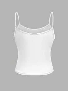 Rovax Áo cỡ lớn, Trang phục nữ, Áo nữ, Áo tank top thường ngày, Xu hướng hiện nay, Áo thời trang, Áo phong cách đường phố, Thời trang đường phố nữ, Áo phong cách Y2K, Quần áo Y2K - Nhiều màu - Xem 2