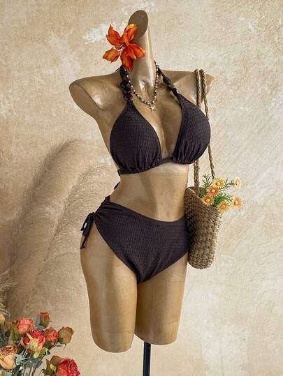 Soleia Plus Size Women Beach Swimsuit Set