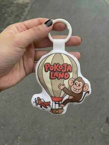 1 Peça Enfeite de Pelúcia Estilizado de Macaco POKOJA LAND - Silhueta Chique de Aviação - Acento Estético para Bolsa para Viagens Atmosféricas - Presente Sentimental para Momentos Sonhadores - Multicolorido - Visão 8