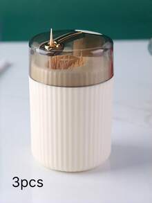Pop-Up Automatic Toothpick Dispenser, Luxury Push Button Toothpick Holder, Portable Press-Type Organizer For Home Living Room Kitchen & Restaurant - Multicolor - View 5