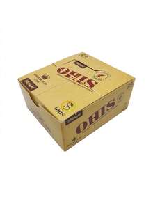 OHIS-768 香烟纸 + 768 个一次性滤嘴/1 盒 110 毫米，32 张 + 32 个一次性滤嘴/本 + 手工卷烟纸配件 - 未漂白香烟纸 - 天然阿拉伯胶香烟纸 - 110 毫米慢燃香烟纸 - 经典超薄香烟纸，吸烟顺畅。圣诞节礼物、万圣节礼物、各种生日礼物。 - 彩色 - 查看 11