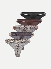 5 gói băng dán chữ họa tiết da báo gợi cảm ở eo G-String - Nhiều màu - Xem 2