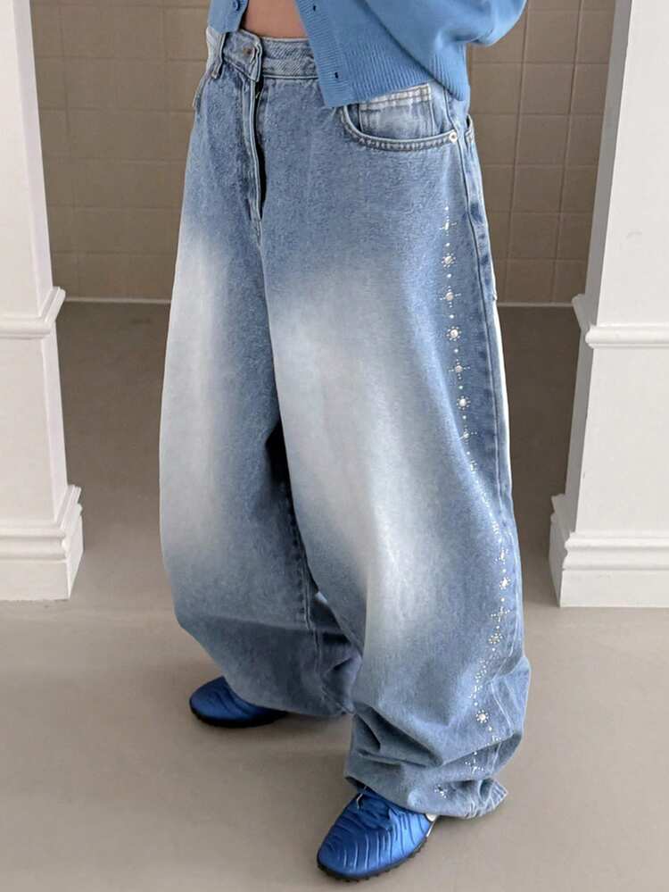 Distressed Washed Casual Street Style Women Denim Jeans, Summer