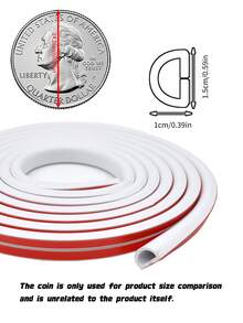 1m/2m/6m Length 15mm Width PVC Cable Management Trunking, Invisible Decorative Wire Duct, Anti-Step Cable Protector, Adhesive Soft Wire Groove With End Caps - multicolor - View 3