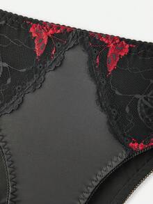 Bella Beso Bộ 2 áo ngực có gọng phối ren dành cho nữ. - màu đen - Xem 12
