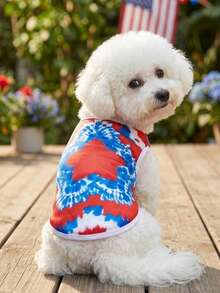 Petsin Independence Day Star-Stripe Flag Pet Vest - 1 Piece - Multicolor - View 2
