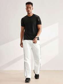 Men's Street Collegiate Style Pants Father's Day – A Fathers Day Gift Guide - White - View 3