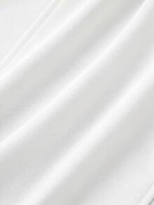 SHEIN MOD Women's Elegant Lace Bow Decor Spaghetti Strap Mid-Length Dress, Summer - White - View 5
