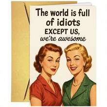 1 Women's Birthday Card Featuring A Fun "Everywhere In The World" Design, Perfect For A Close Female Friend - View 7