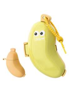 1 pieza Protector de cabezal de cepillo de dientes, Estuche portátil a prueba de polvo con diseño de plátano para almacenar el cepillo de dientes y el tubo de pasta de dientes, Conveniente y pequeño, Fácil de guardar - Multicolor - Ver 11