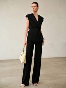 MOTF PREMIUM ÁO BLAZER NỮ THỜI TRANG CỔ MỎNG - màu đen - Xem 1