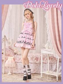 Dola Lovely Giày cao gót đen nữ kiểu Mary Jane đế xuồng, phong cách Lolita, phong cách Goth, phong cách Y2K. - Bướm đen - Xem 5
