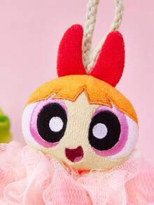 THE POWERPUFF GIRLS X SHEIN 1个/3个可爱3D立体泡澡球，超柔软起泡网状海绵，花朵/毛茛/泡泡，Y2K - 彩色 - 查看 4
