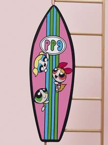 THE POWERPUFF GIRLS X SHEIN 1 Piece Special-Shaped LOGO Decorative Carpet - 1PC - View 2