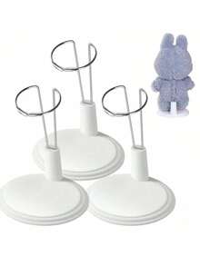 1/3 piezas para muñecas de 4 a 8 pulgadas, base antideslizante ajustable en altura que mantiene a la muñeca de pie, soporte de exhibición para coleccionistas y decoración del hogar con opción de zapatos, soporte popular para muñecas, muñeca no incluida - Multicolor - Ver 8