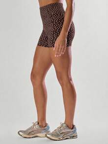 Musera Sport High Waist Mini Shorts Active Comfy Workout Gym Running Run Club, Padel, Tennis, Pickleball Gym Fitness - Multicolor - View 5