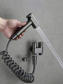 1 Set Stainless Steel Handheld High Pressure Bidet Sprayer, 78" Toilet Hose, Female Intimate Hygiene Cleaner, Dual Mode Wall Mounted Adjustable Bathroom Bathroom Accessories Bathroom Tools - silver - View 7