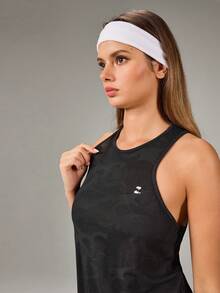 OutZeal Áo tập thể dục nữ, áo tank top thể thao mùa hè, áo tập chạy bộ, tennis, áo năng động. - màu đen - Xem 6