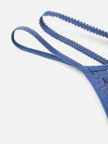 Bộ 5 quần lót bikini cạp thấp phong cách Pháp dễ thương và lãng mạn dành cho nữ - Nhiều màu - Xem 3