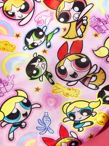 THE POWERPUFF GIRLS X SHEIN 女士发帽和头巾二合一 - 彩色 - 查看 4