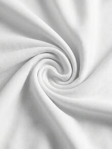 Swim Oasis Plus Size Solid Color Minimalist Curve Sexy One-Piece Swimsuit Beach White Summer - White - View 7