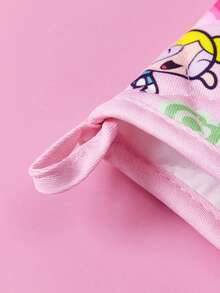 THE POWERPUFF GIRLS X SHEIN Bộ 1/2 món in hình , bao gồm găng tay lò nướng/tấm cách nhiệt, vật dụng cần thiết cho việc nướng bánh trong bếp, giúp cách ly nguồn nhiệt hiệu quả, có thể mua lẻ hoặc kết hợp. - Xem 7