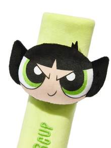 THE POWERPUFF GIRLS X SHEIN 1Pc Seat Belt Shoulder Cover, Green - C - View 3