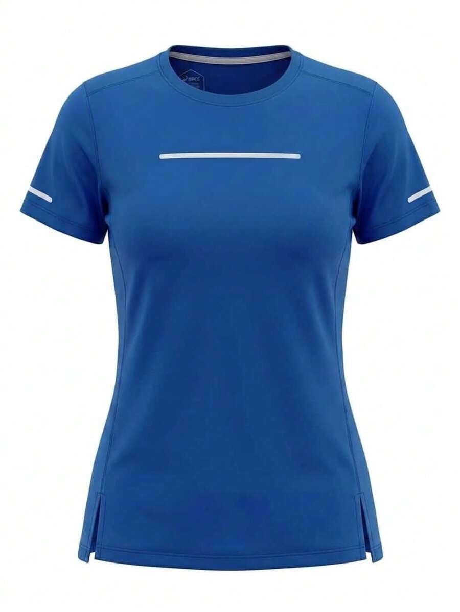 Asics Women's T-Shirt Blue - Blue - View 1