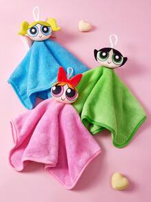 JAWS THE POWERPUFF GIRLS X SHEIN Khăn tay treo hoạt hình 3D - Nhiều màu - Xem 1