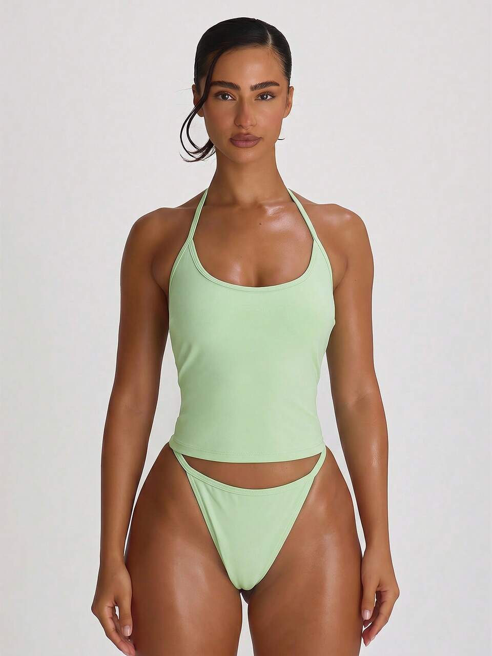 Strappy Thong Bikini Bottoms Swim Vacation Holiday Summer Travel Beachwear Basics Resort Core