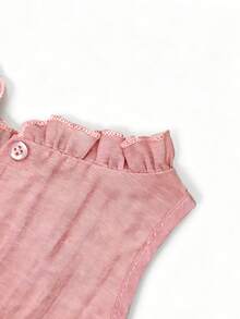 Balvessa Đầm chữ A xếp tầng màu hồng bằng vải chiffon dành cho nữ, thích hợp cho kỳ nghỉ. - Hồng - Xem 4